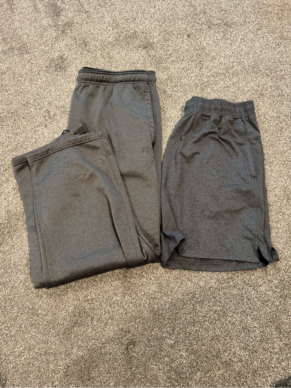 Men’s Charcoal Active Shorts and Jogger Set